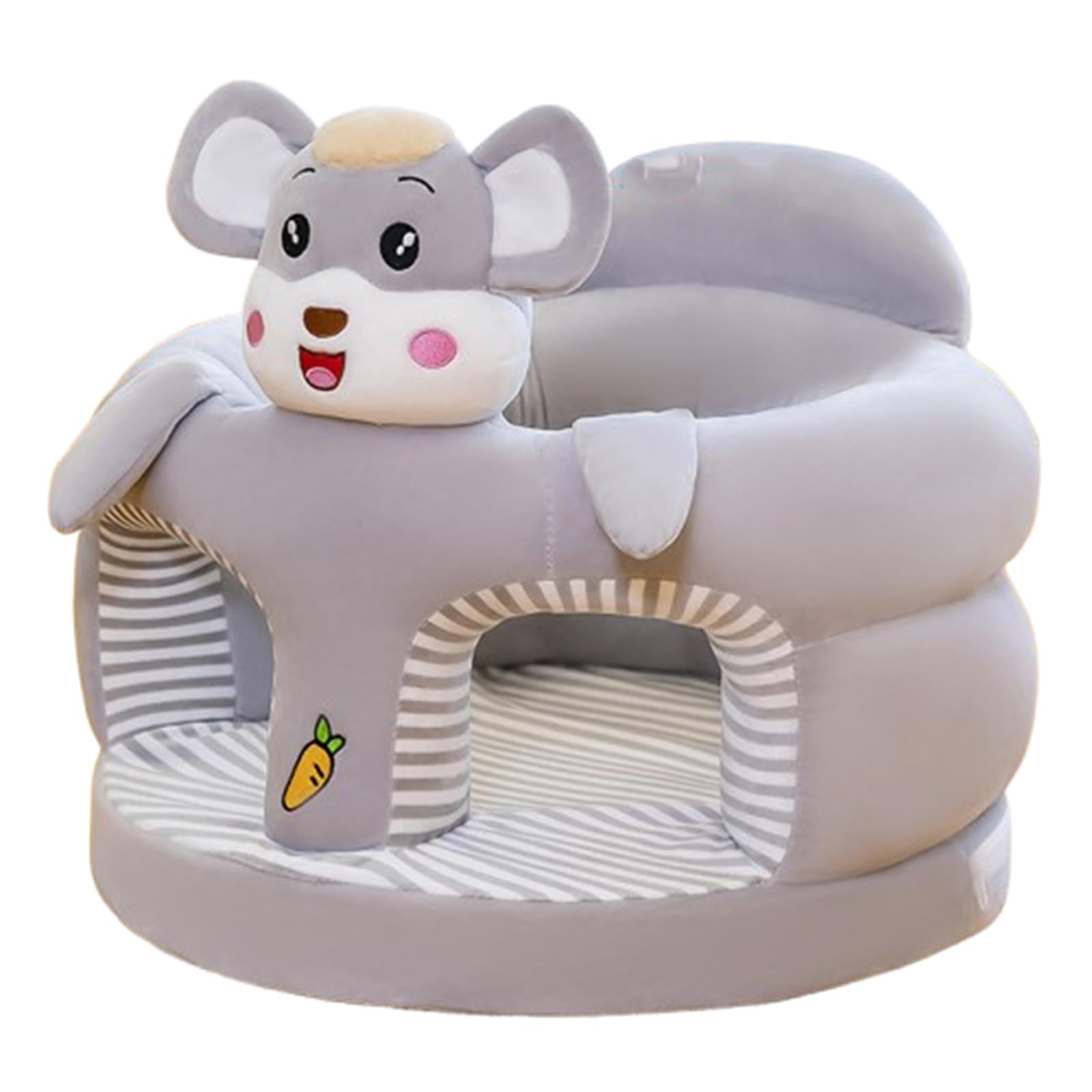 Babysitz, Sitzstuhl, Cartoon-Tiere, Plüsch-Sofastuhl, Kleinkind, Baby, lernen, auf dem Sofa zu sitzen, Spielen, langlebiger, verdickter Sofasitz im Cartoon-Design (15)