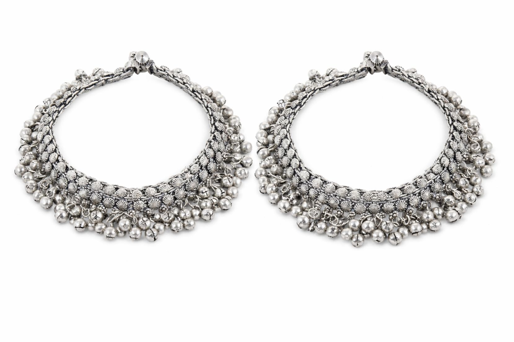 Oxidised Silver-Plated Anklet for Women & Girls | Traditional Payal with Ghungroo Design | Ethnic Anklet for Daily Wear, Festive & Wedding (1Pair)-picture-26