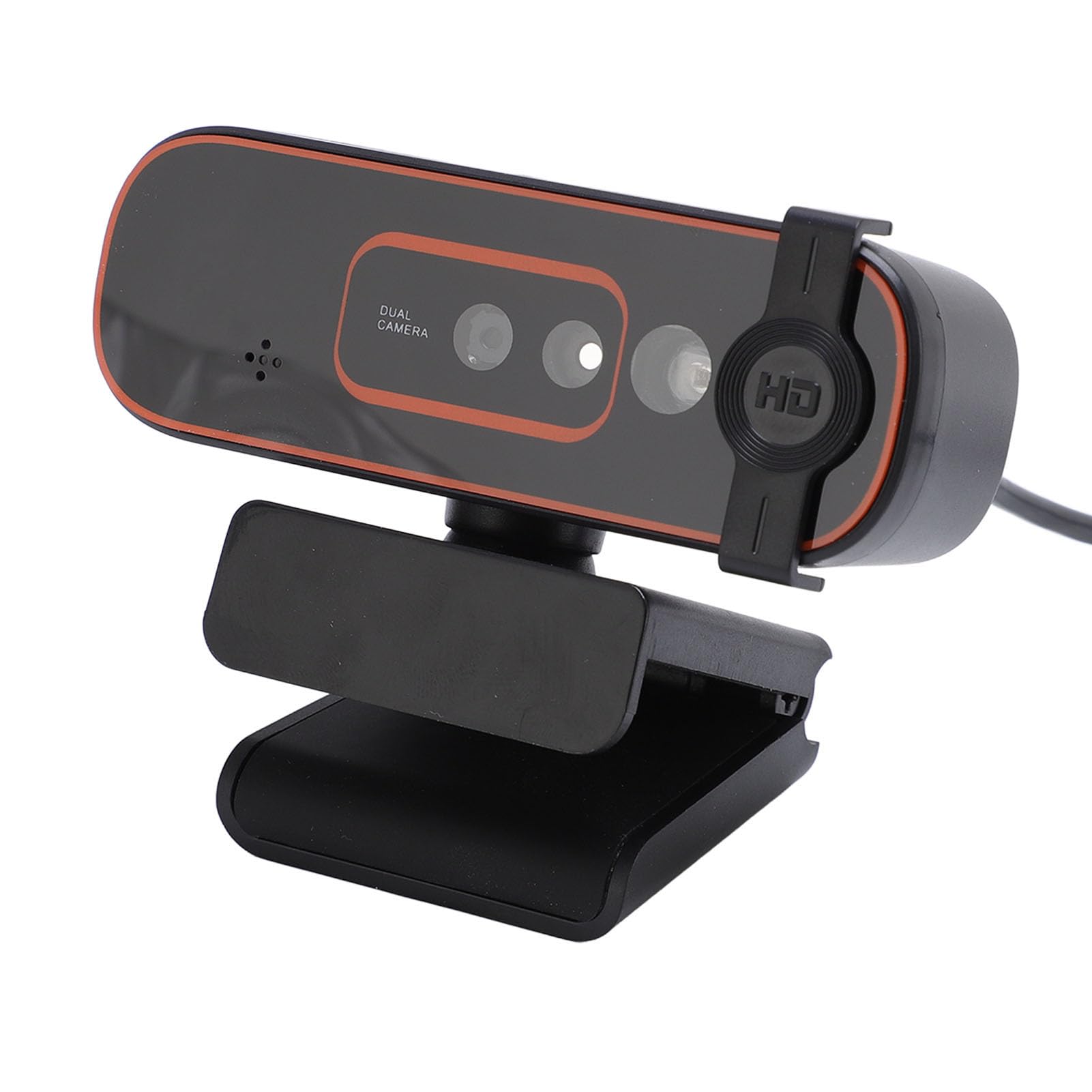 PUSOKEI Cámara Web de 1080P con Micrófono, Enfoque Automático y Reconocimiento Facial, Cámara Web de Video con Clip para Computadora Portátil de Escritorio de 2MP para WindowsHello