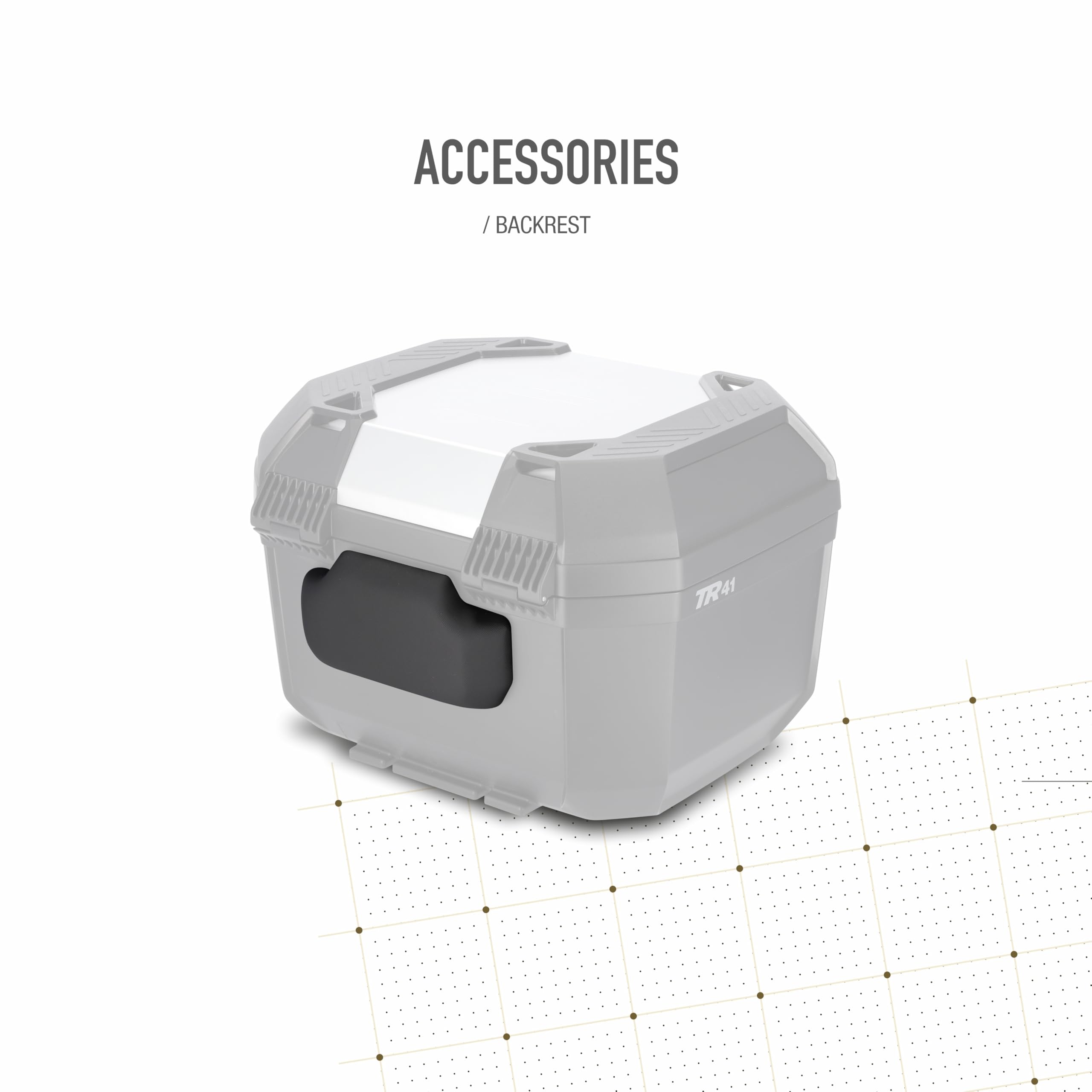 TOP CASE TR41 Terra ALUMINIUMFARBEN, Black