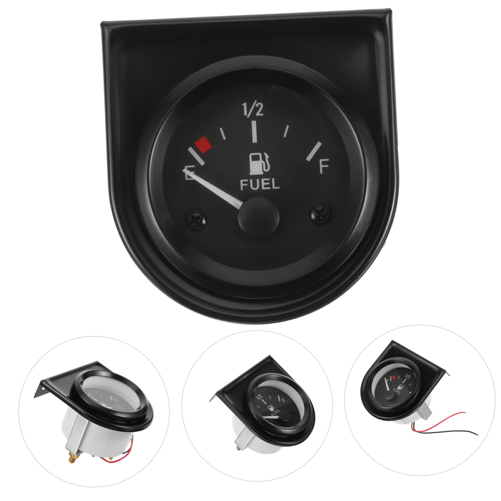 TOPBATHY 3 Pezzi Indicatore Di Livello Del Serbatoio Dell'Automobile Indicatore Di Livello Del Serbatoio Dell'Automobile Di Tensione Dell'Automobile Di