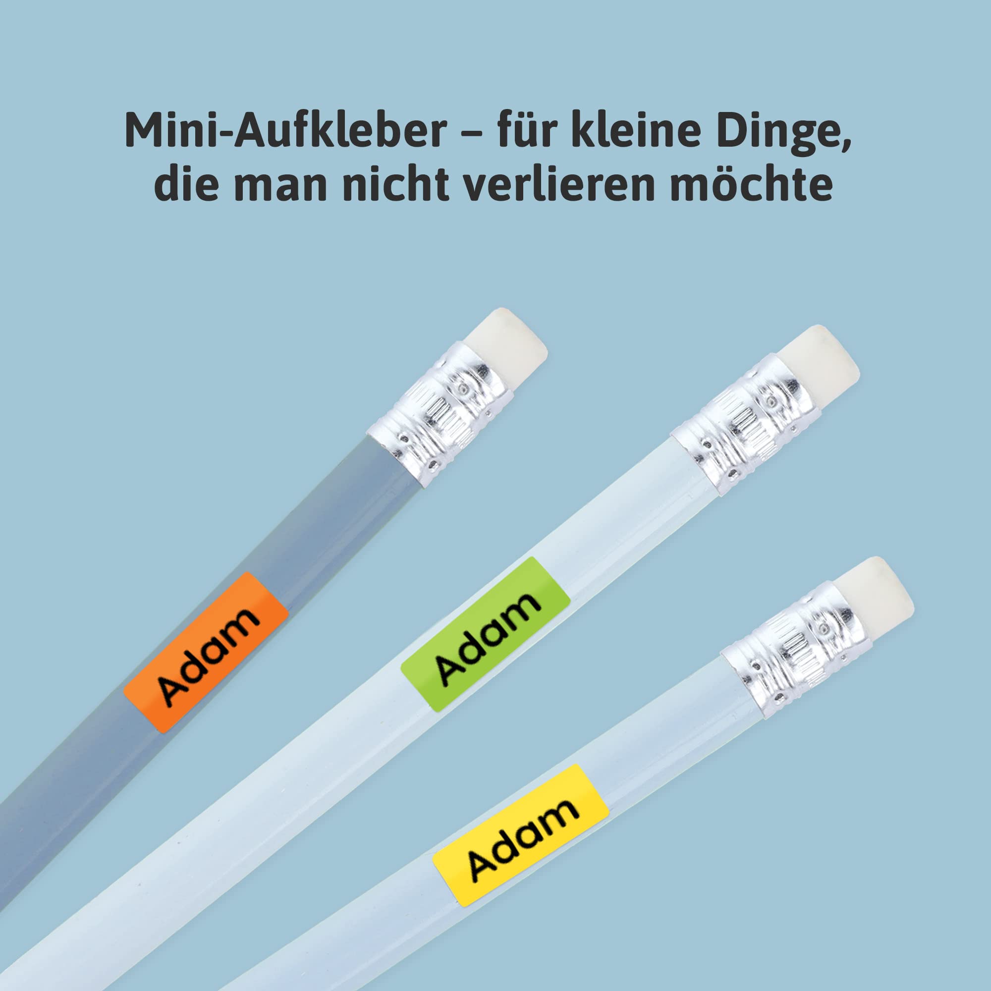 175 Namensaufkleber Für Schule & Kita - Wasserfest & Personalisierbar