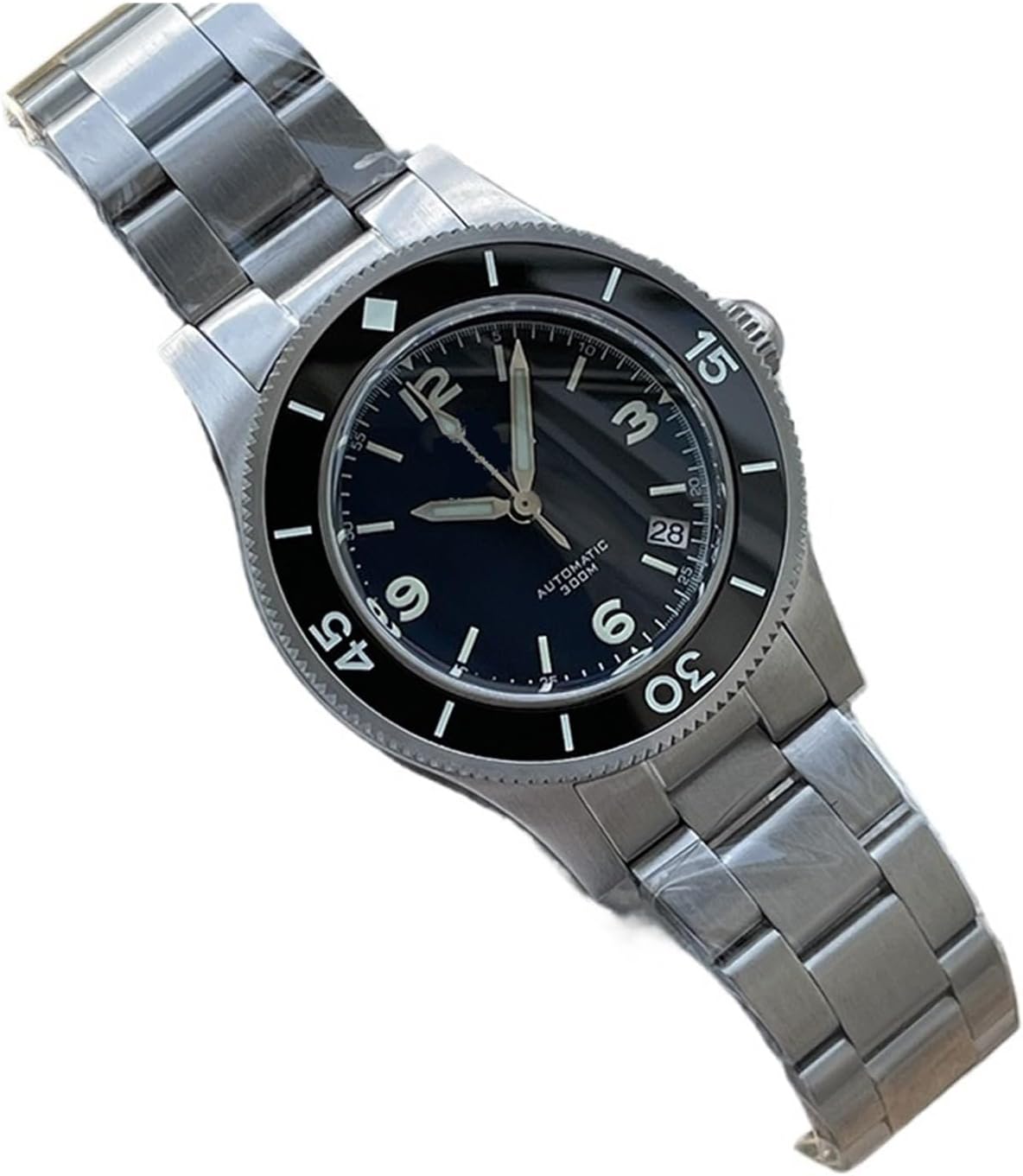 メンズ腕時計 レディース腕時計 スマートウォッチ メンズ腕時計 サファイア 41mm ブラック ダイヤル 300m ウォッチ 自動機械式メンズウォッチ ステンレス鋼のレトロな発光高級ファッションスマート (Color : Steel Belt 2, Size : NH35 Movement) Amazonで販売中 メンズ腕時計 レディース腕時計 スマートウォッチ メンズ腕時計 サファイア 41mm ブラック ダイヤル 300m ウォッチ 自動機械式メンズウォッチ ステンレス鋼のレトロな発光高級ファッションスマート (Color : Steel Belt 2, Size : NH35 Movement) Amazonで販売中