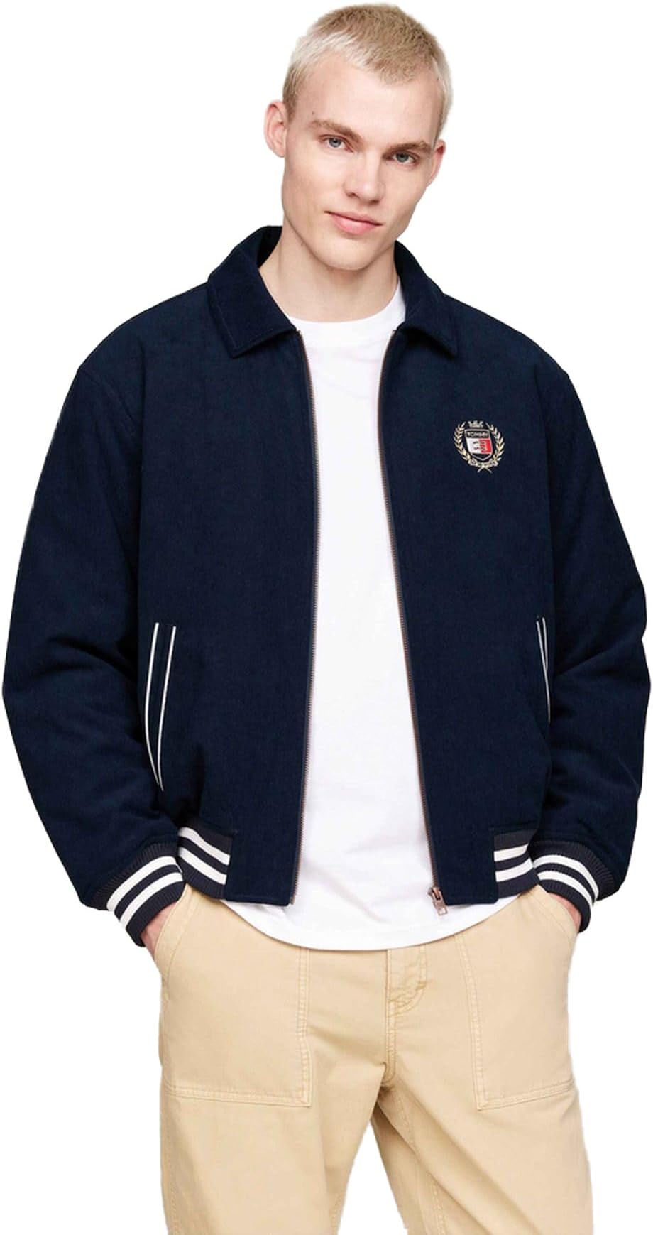 Men's jacket Tommy Jeans navy blue transitional