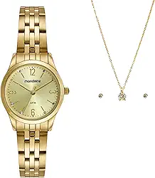 Kit Relógio Mondaine Analógico 32720lpmkde1k1 Dourado
