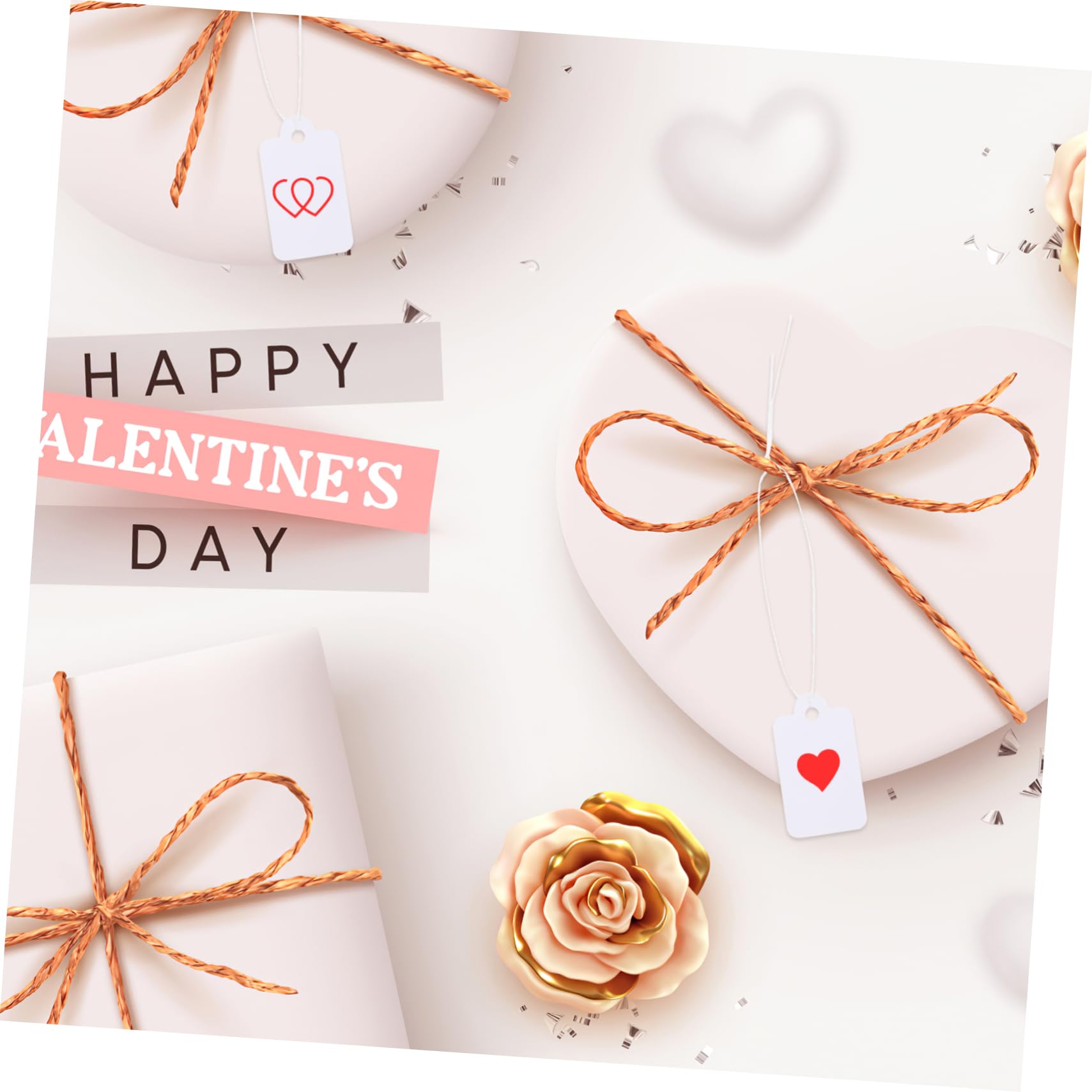 5 Sets Weiße Mini-sticker-etiketten Zum Beschriften Von Gastgeschenken Papier Handgefertigtes Design 500 Stück * 5