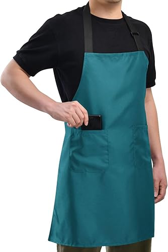 Miniatura 7 de RPLIFE Animals Alphabet Chef Aprons, Waterproof Chef Apron, Aprons with Pockets for Women, Apron Hairstylist