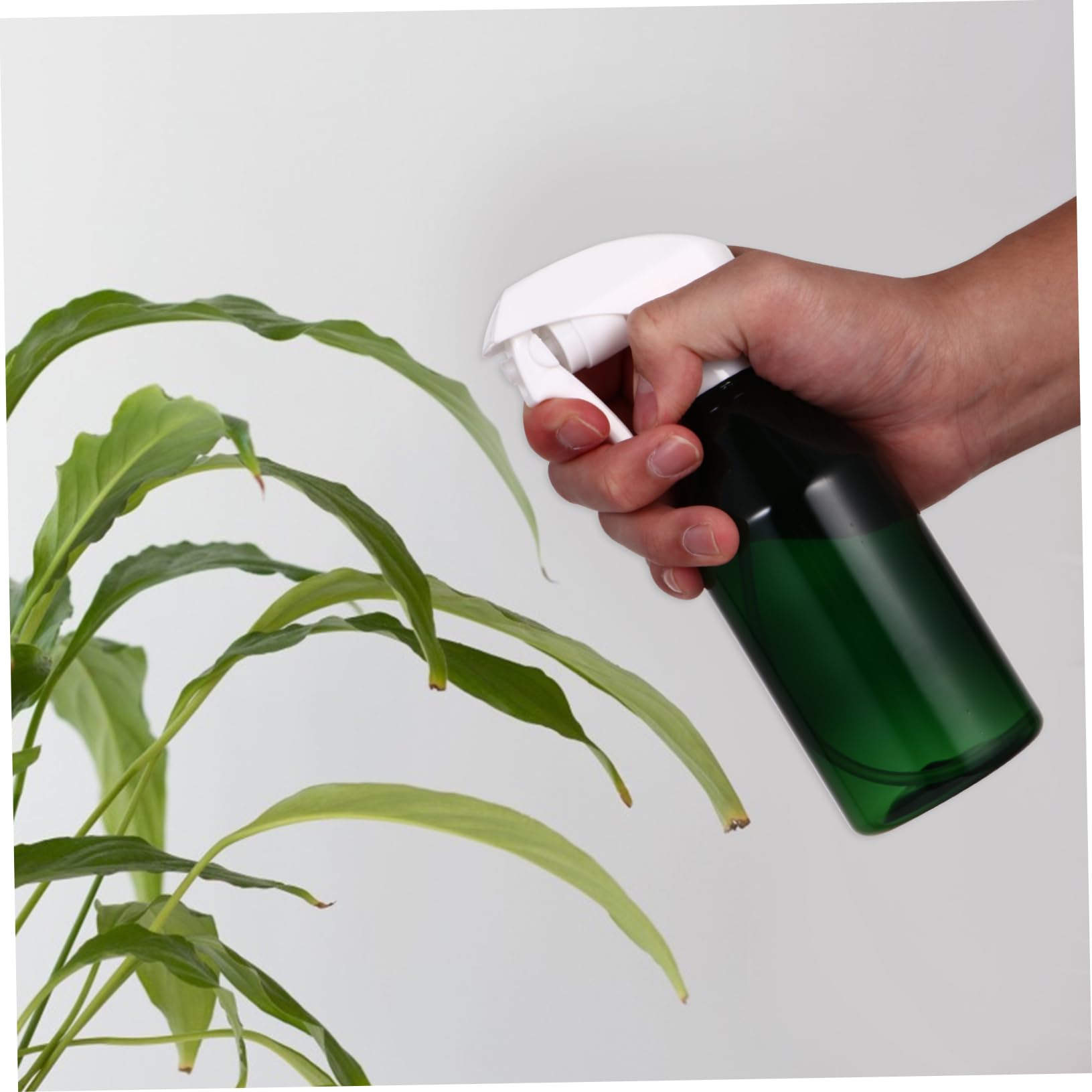 CIYODO Bouteille D'arrosage Manuelle 1,2l Transparente Orange Pour