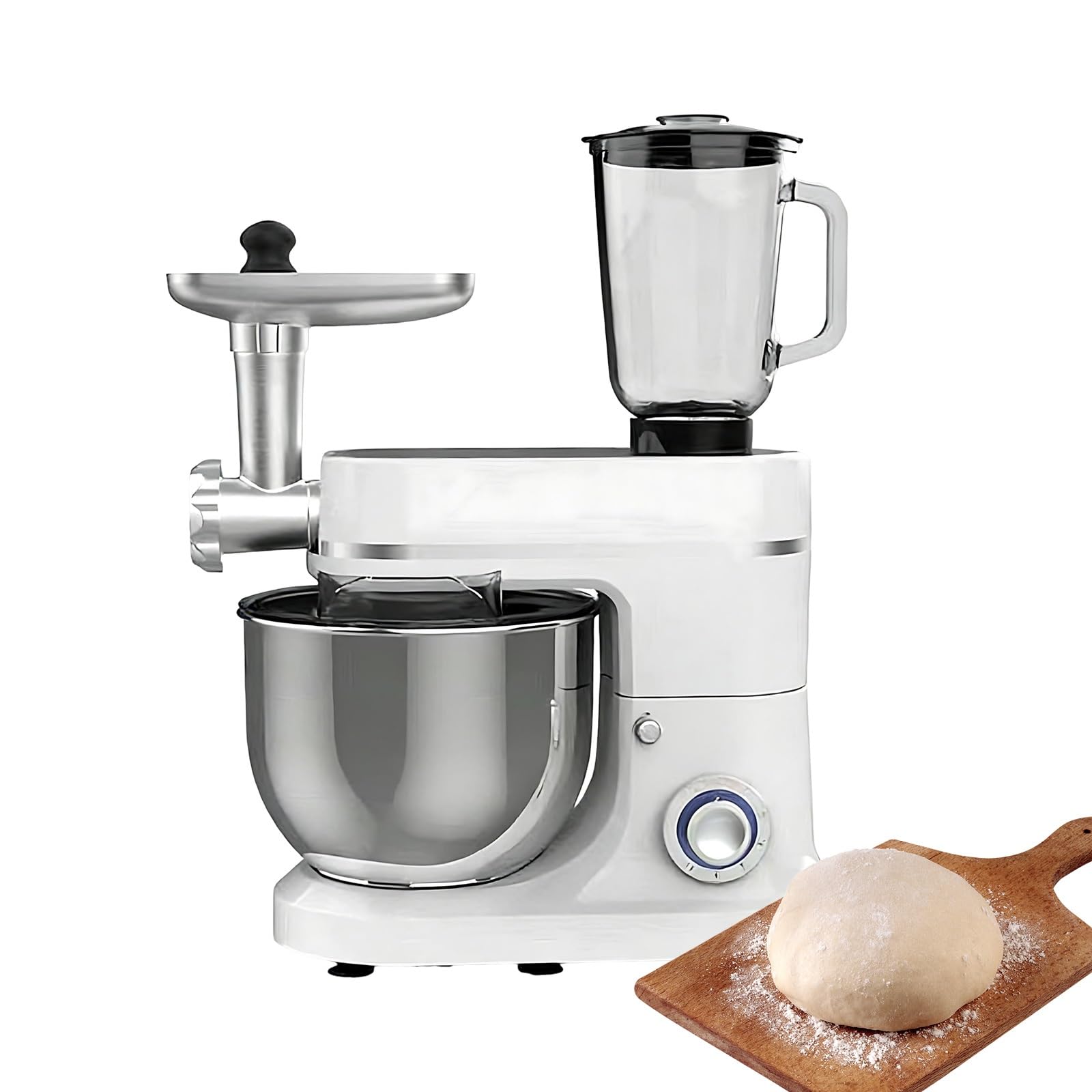 Robot Planetarny Robot Kuchenny Profesjonalny do użytku domowego 1500W Mikser Stojący 10L Misa Stal Nierdzewna Blender Metalowa Maszynka 6 Prędkości Do Gotowania Pieczenia