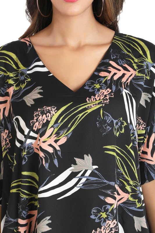 Image of Miss Lavish London Women's Kaftan- Kaftan Dress for Casual, Party, Evening, Vacation and Everyday Wear