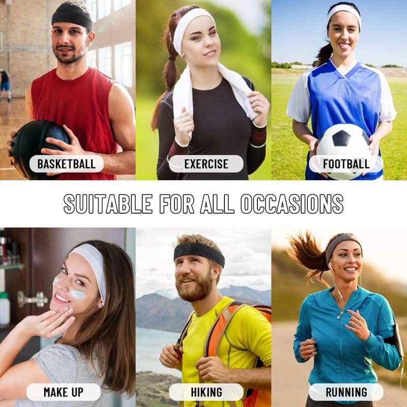 Fasce Antigoccia Set 3 Fasce Sudore Sportive - Braccialetti E Fascia Per Capelli Uomo K 311571 - Foto 8