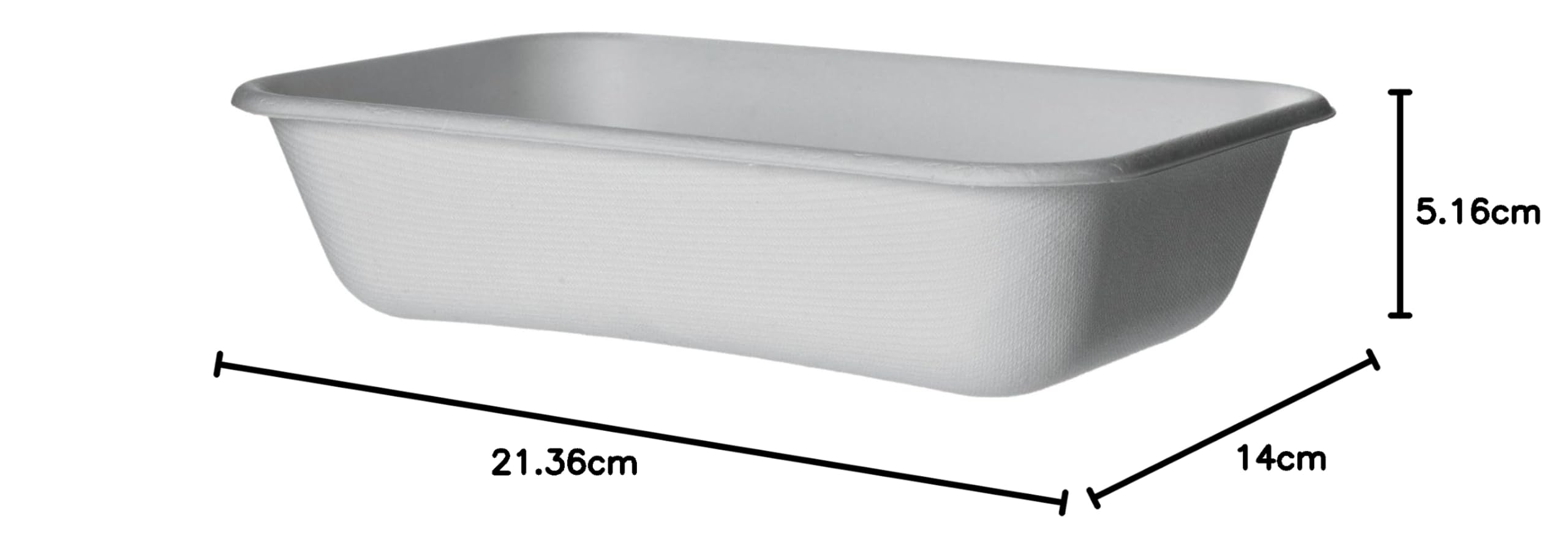 Eco-Products Vanguard WorldView Lot de 400 boîtes alimentaires compostables en canne à sucre sans PFAS ajouté, 946 ml, blanc