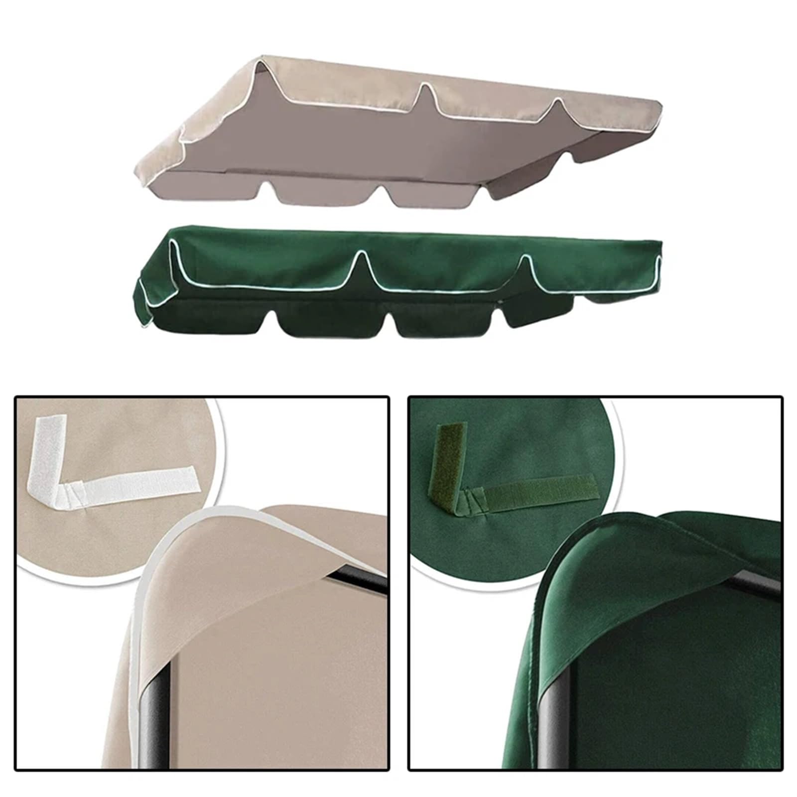 Tenda da campeggio Tarp,Telone,Telone impermeabile,Tenda da campeggio Tarp Portico Altalena Tenda di ricambio Altalena Baldacchino Giardino Esterno Patio Amaca Altalena Tenda for uso domestico