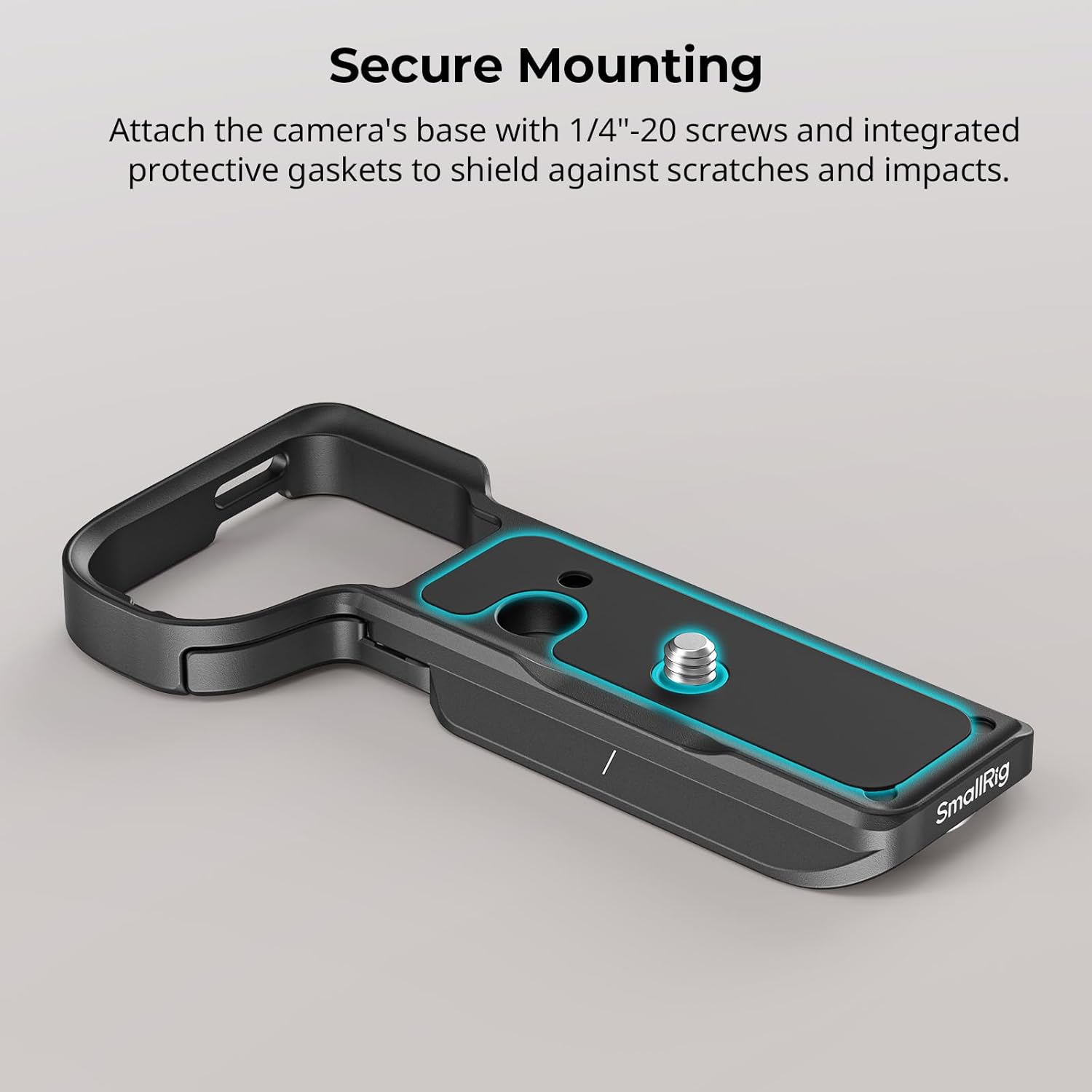 SMALLRIG ZV-E10 II Base Plate for Sony Alpha ZV-E10 II, Bottom Mount Plate with Quick-Release Plate for Arca, QD Socket, Hand Strap Hole, 1/4"-20 Threaded Hole - 4950 - Image 6