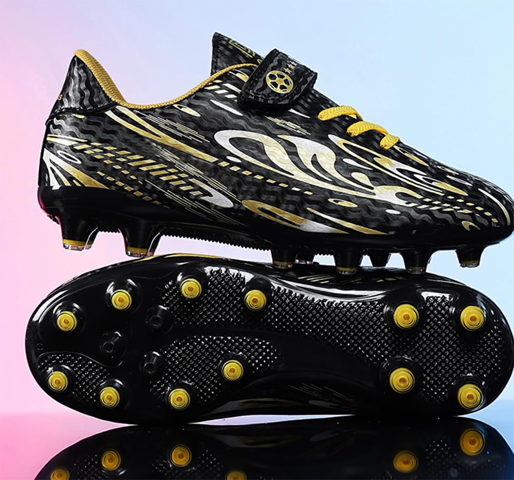 Fussballschuhe Kinder Jungen Mädchen Sportliche Fußballschuh Indoor Outdoor Athletics Soccer Stollenschuhe Kinder Spikes Professionelle Trainings Football Schuhe