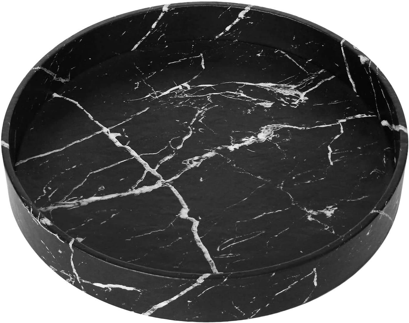 HofferRuffer PU Leather Tray, Serving Tray, Decorative