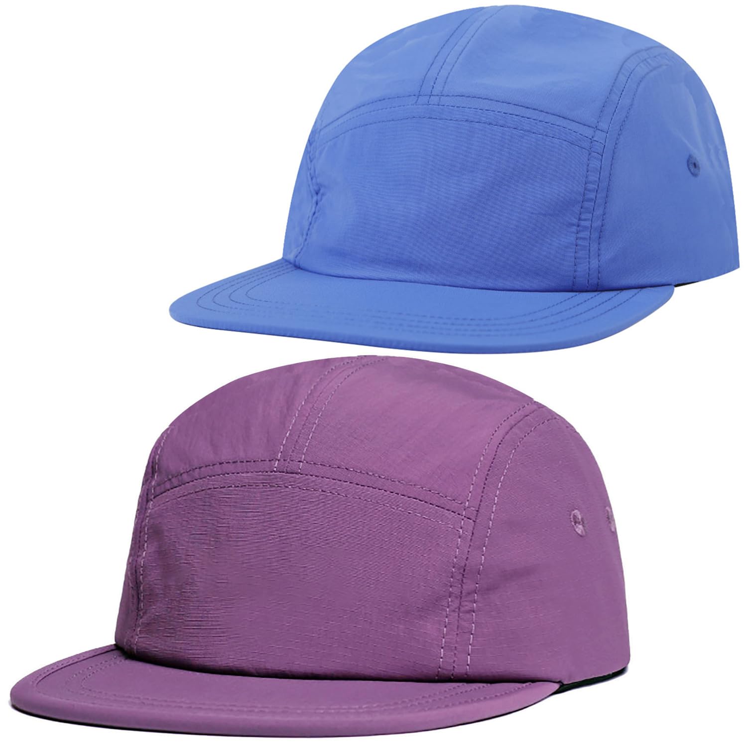 COOLSOME 5 Panels Hat Basic Daily Wear Breathable Quick Dry Cap