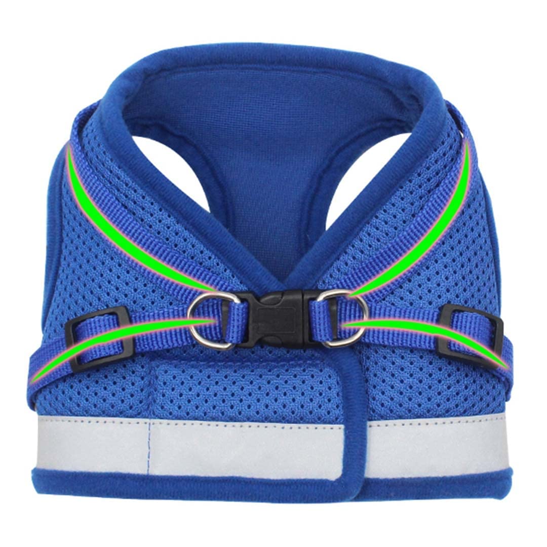 Kuber Industries Dog Harness With Adjustable Leash|Breathable Polyester Mesh Fabric |Small Size|HT-844|Comfortable No-Pull Grip|Quick Release Buckles|Blue (B0CJ5BM95L) Amazon Price History, Amazon Price Tracker