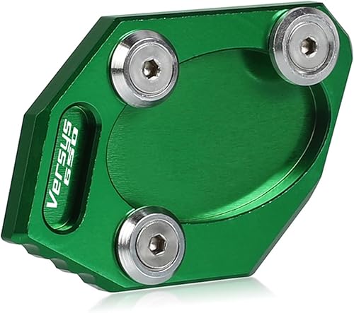 Aluminio CNC para Kawasaki VERSYS 650 1000 2012-2014 Versys650 2007-2009 08 Soporte lateral de motocicleta Ampliar extensión (color  logotipo