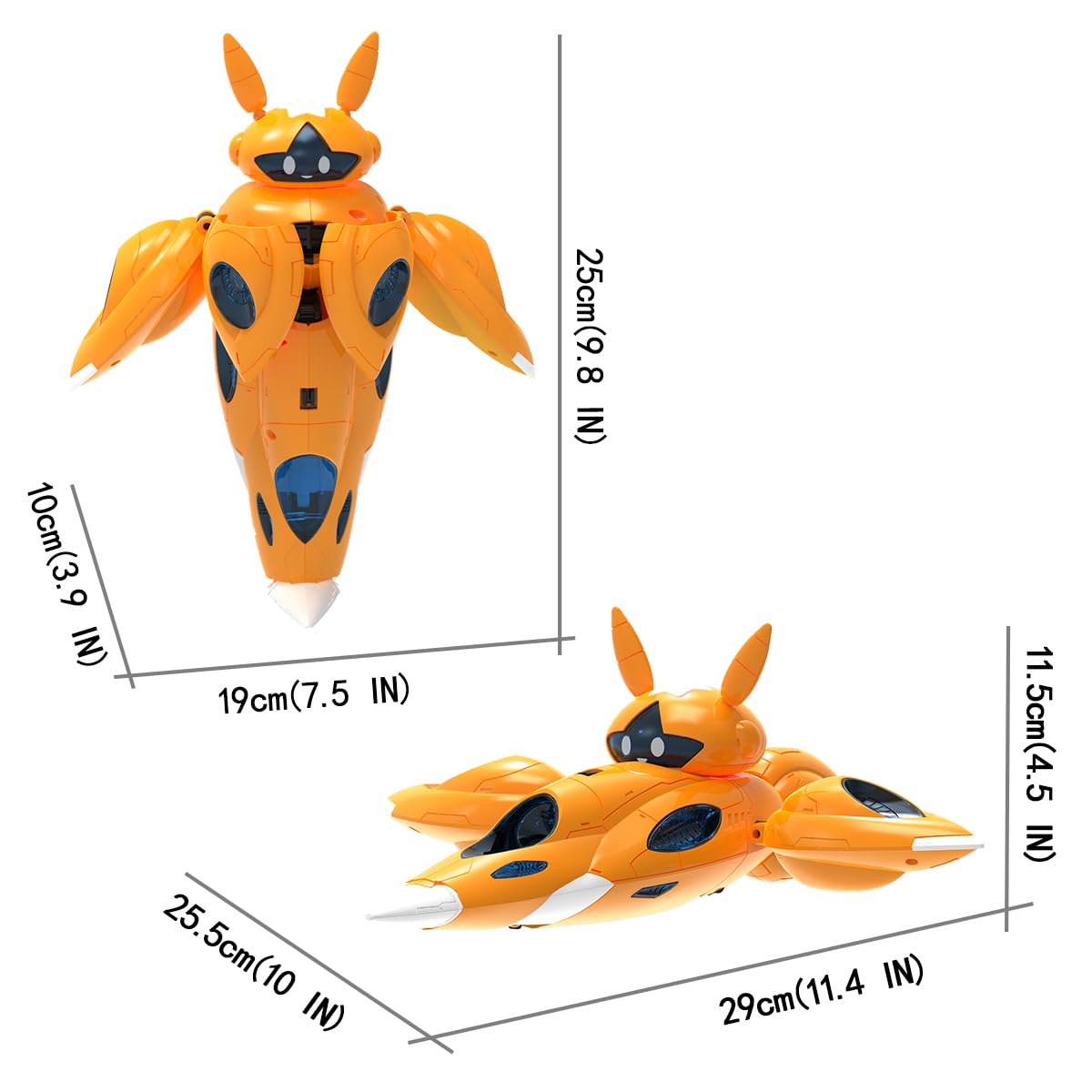 Amazon.co.jp: GAGINAN 宇宙船エイリアンがロボットに変身するおもちゃ