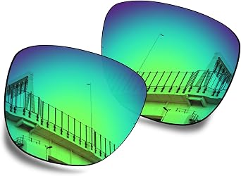 Well-aimed Replacement Lenses Compatible with Amazon Echo Frames 3rd Gen Sunglasses - Green Iridium Polarized