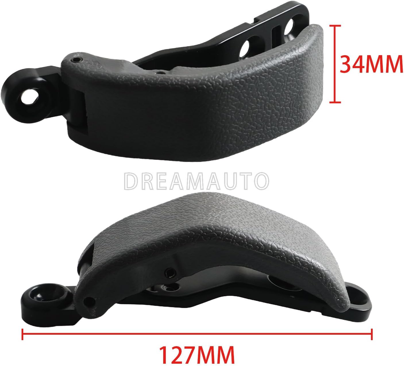 Gray Left & Right Rear Quarter Window Latch Lock for 1993-1998 Toyota T100