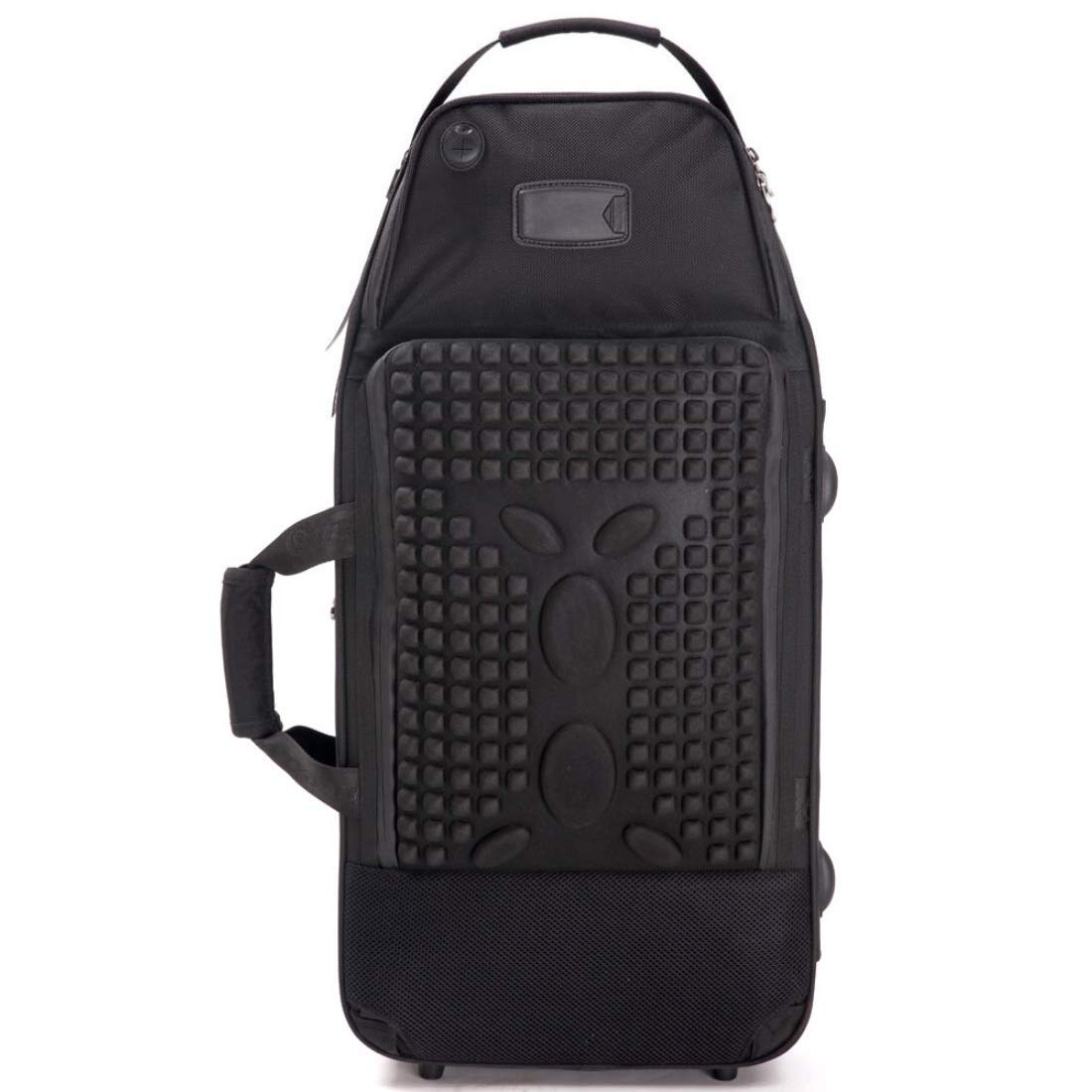 Standard Length Bassoon Bag Equal Length Bassoon Case Hand-held Shoulder Strap Bassoon Box Cover (Black Soft PU Leather)