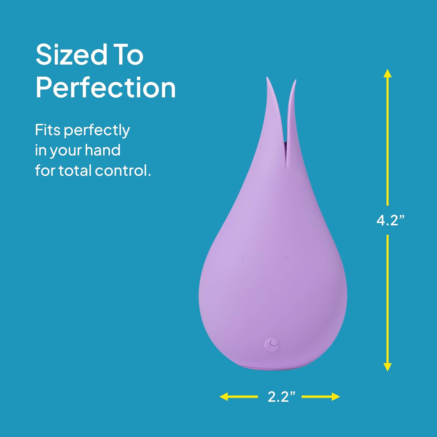 Hello Cake Flutter Vibrator - Tongue-Like Feel Clitoral Stimulator - Personal Massager with 10 Different Modes - Body-Safe Silicone – Water-Resistant & Rechargeable - Sex Toy for Women