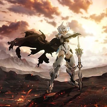 Hakuryu Kishi-Galahad Figure Anime Super Action Statue Armored Girl Model PVC Collectible Desktop Decorations 15cm