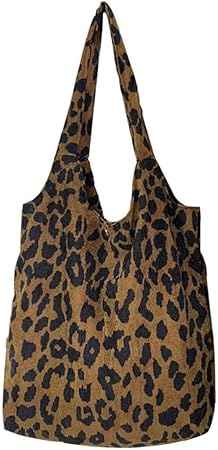 leopard print tote bag