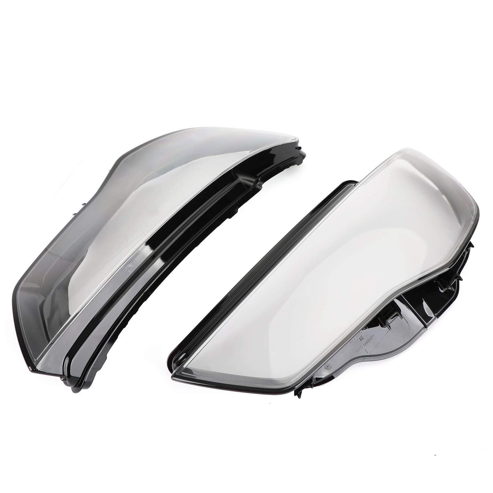 VIPIH Left & Right Pair Headlight Cover Headlamp Lens Fit For Audi A3 2013-2016 Clear