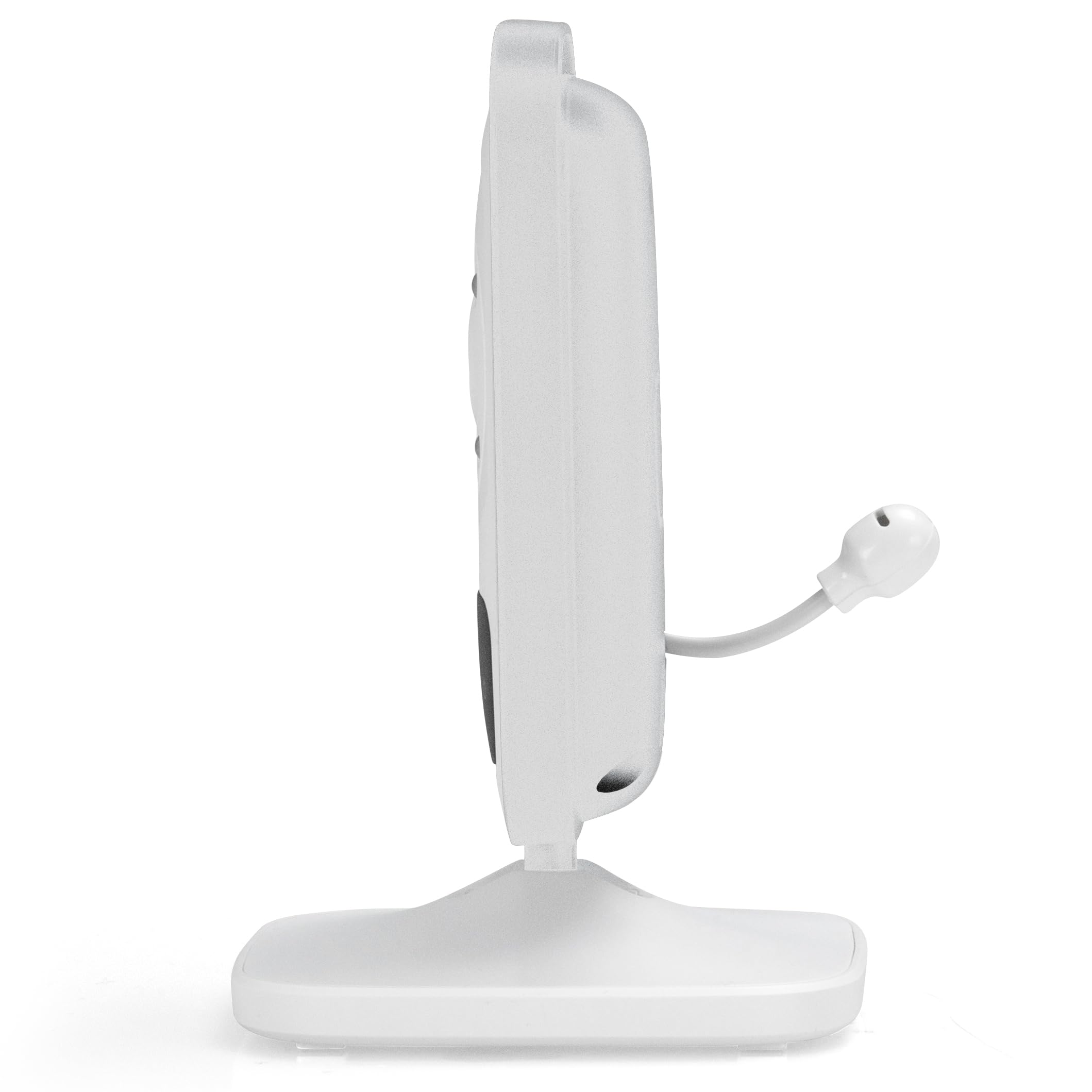 Alecto DVM-76 - Monitor de bebé con cámara, alcance de 300 metros y visión nocturna, pantalla de temperatura, color blanco