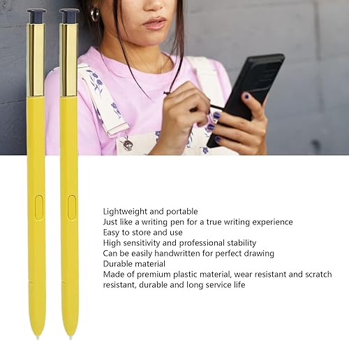 Miniatura 3 de 2 bolígrafos de repuesto para Galaxy Note 9, teléfono táctil con 5 puntas reemplazables y pasador de expulsión, alta sensibilidad y precisión sin