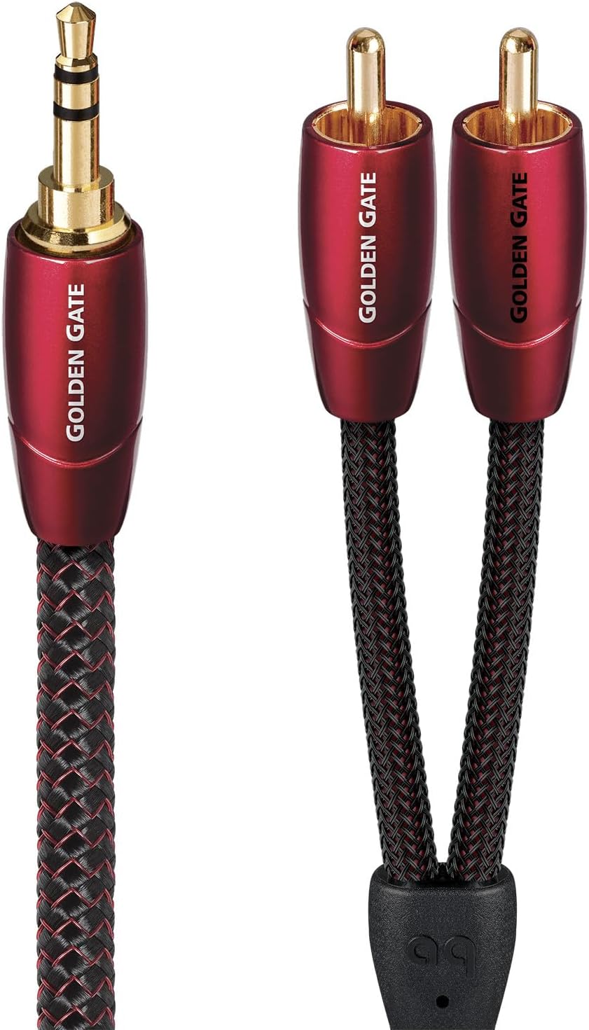 Golden Gate 3.5mm Mini > RCA Audio Interconnect Cable