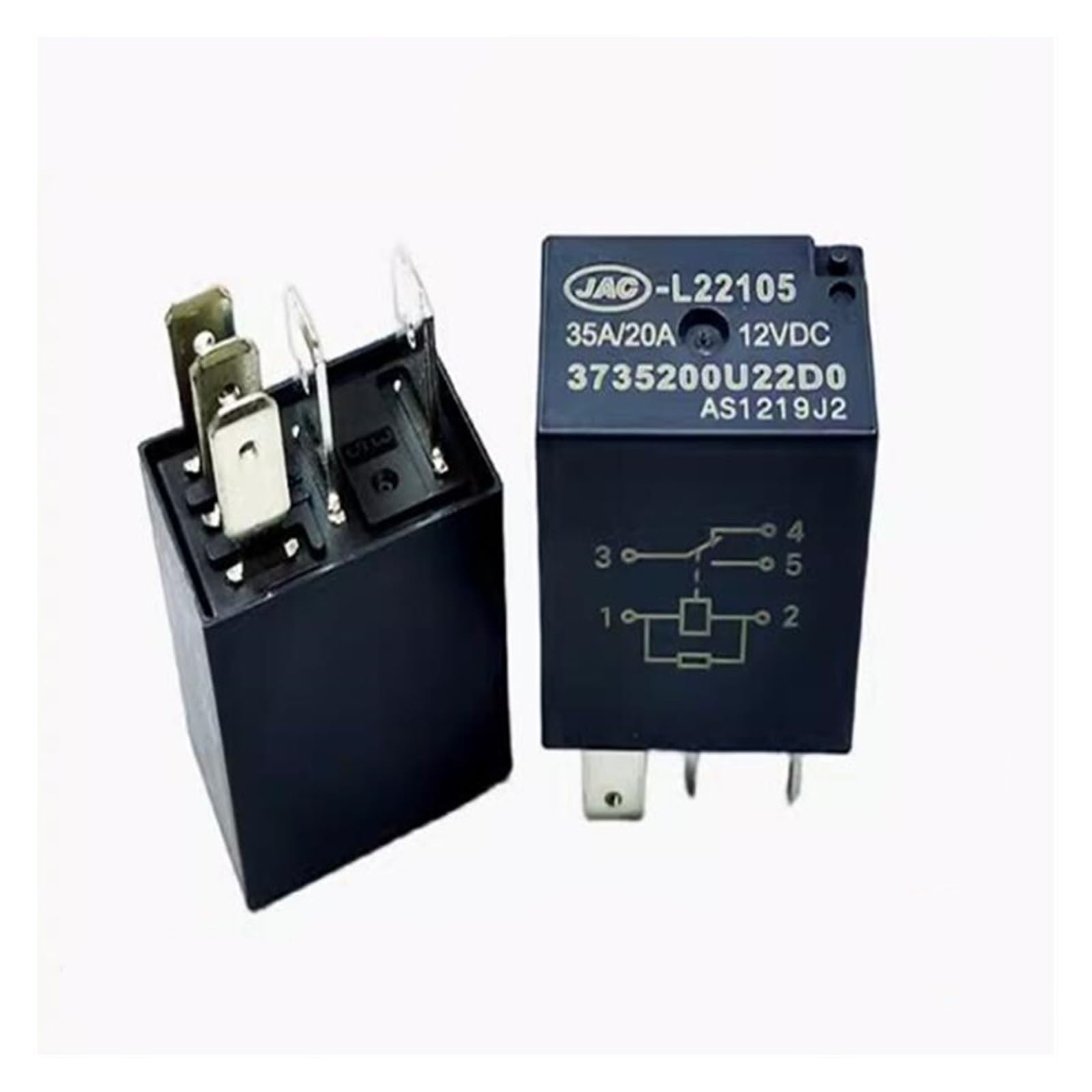 OSHZIKJII Relay 3735200U22D0 3735200U22D0 3735200U22D0 12V DCV12 12VDC 35A 5PIN(5PCS)