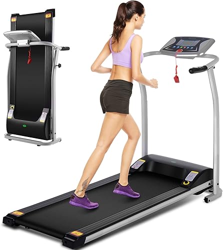 Miniatura 1 de FUNMILY Caminadora plegable con inclinación alta capacidad de peso banda de rodadura ultra ancha máquina de correr eléctrica para gimnasio en casa