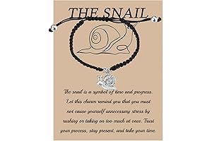 Snail Themed Bracelet: Embrace the Symbol of Time and Progression