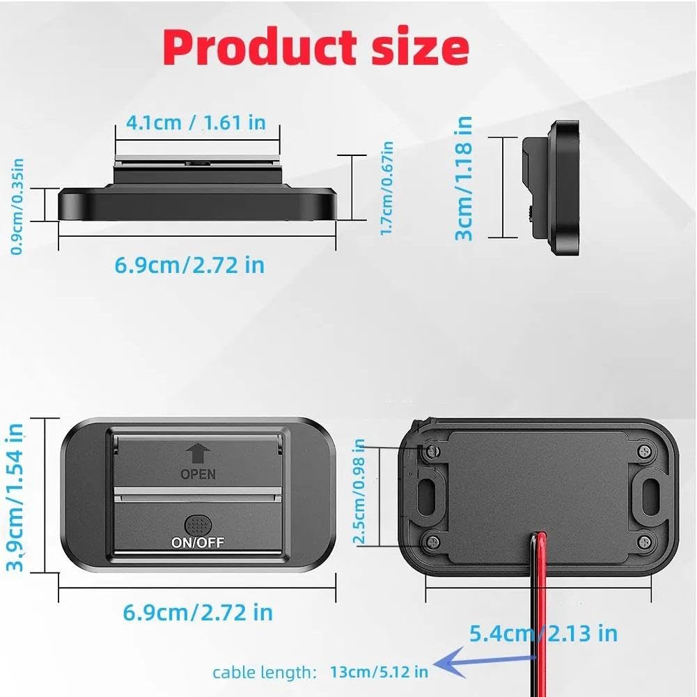 Quick Charge 3.0 Dual USB Charger presa di corrente impermeabile 12V/24V caricabatterie rapido per auto camion moto Marine Boat RV  34