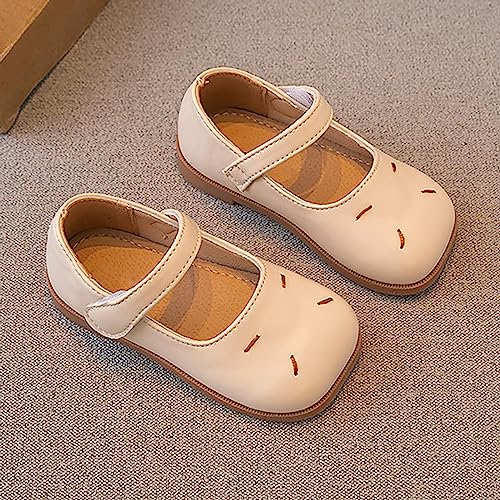 Girls Closed Toe Leaky Toe Solid Color Mary Jane Soft Bottom Princess Sandals Beach Prom Wedding Shoes Sandals 12 Girls2