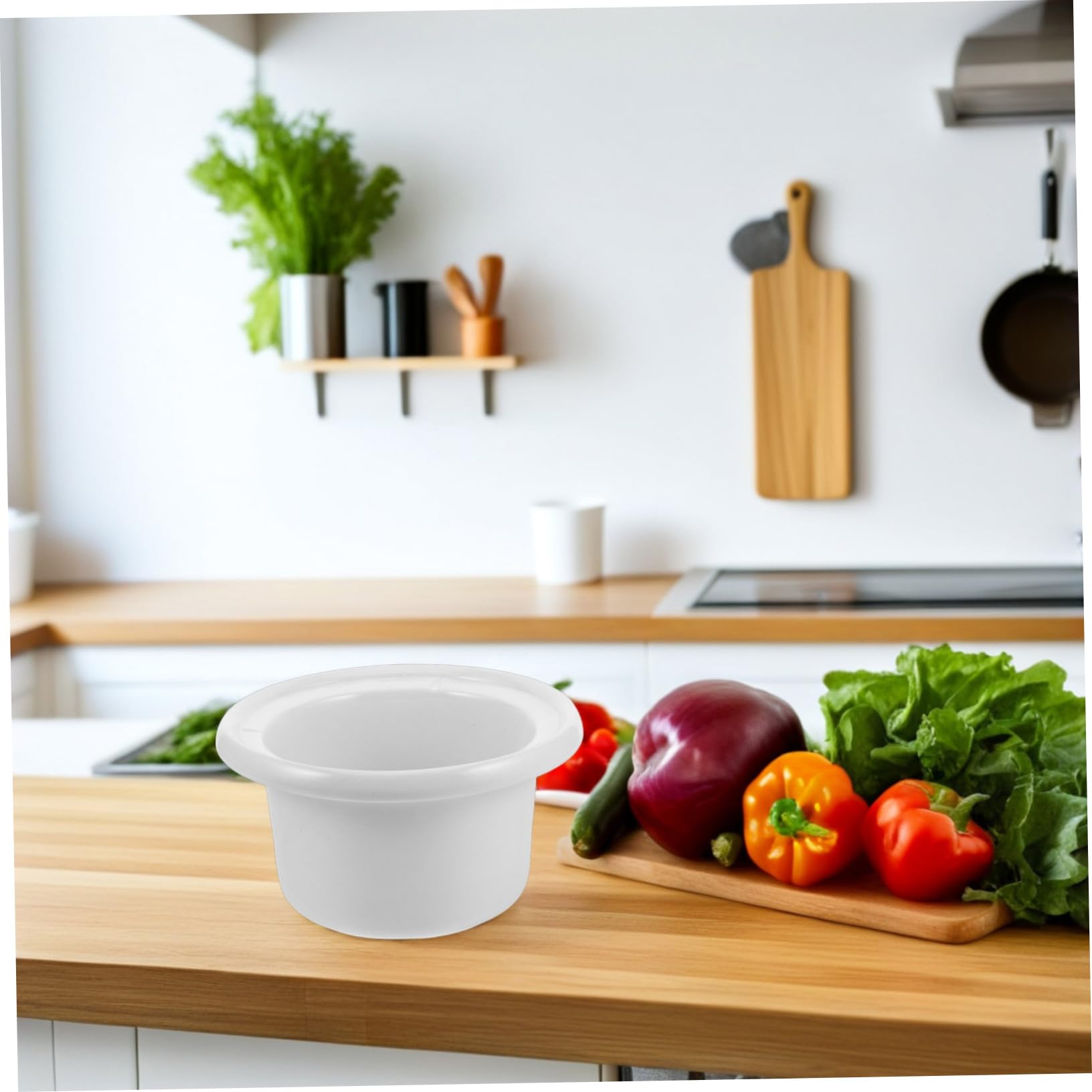 ULTECHNOVO Pentola Interna in Ceramica per Slow Cooker Versatile e Sicura, Ricambio Compatibile per Cuociriso Funzione di Cottura Lenta per Uso Domestico e Ristoranti