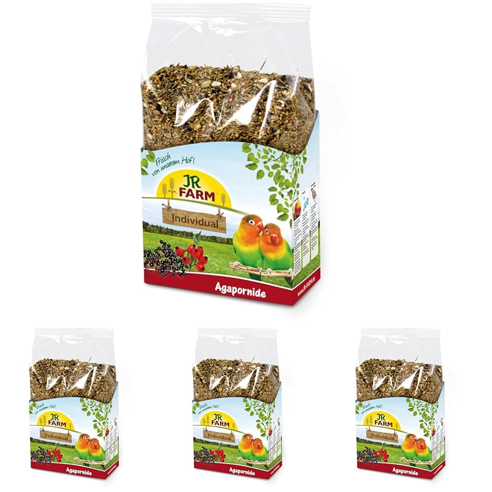 JR FARM Birds Individual Agapornide 1 kg (Packung mit 4)