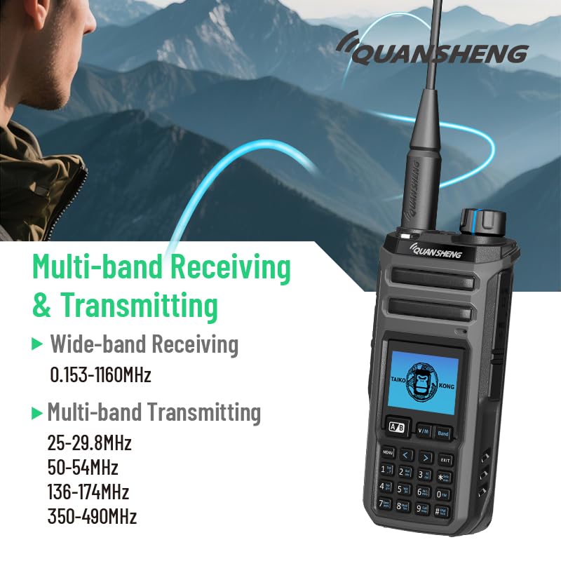 Motorola 380 Dual Band VHF/UHF Walkie-talkie 10W High Power Two Way Radio Waterproof Portable Cle I4002821113 - View #4