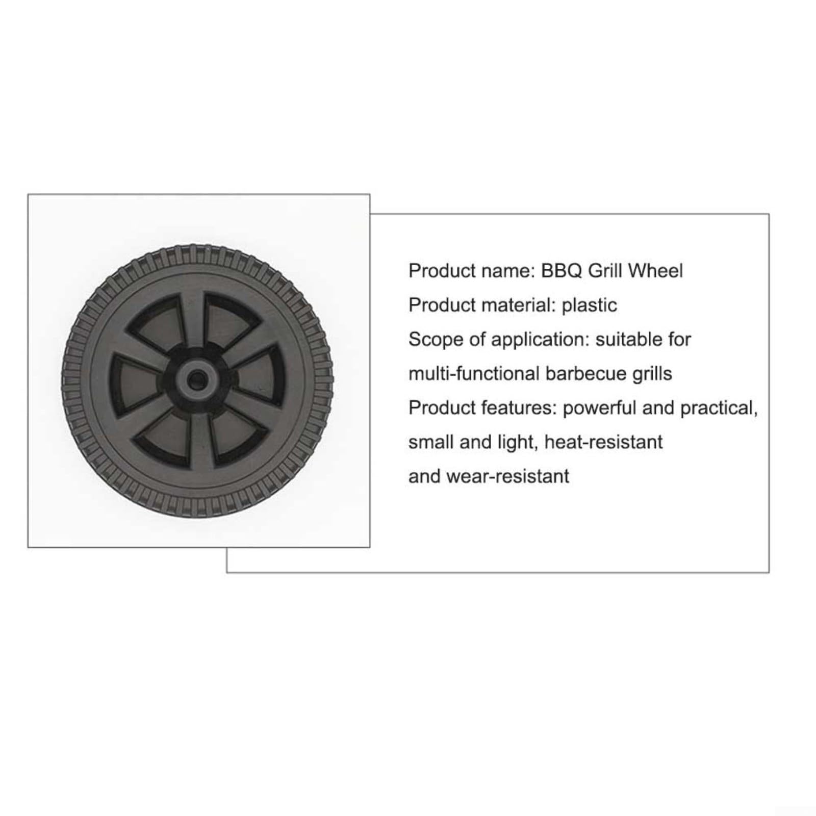 Piezas De Repuesto De Ruedas De Parrilla De 7 Pulgadas, Para