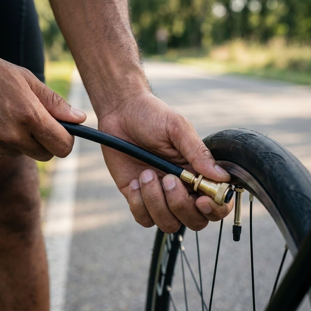 Raccordo Pompa Bici Ottone Universale Compatibile Valvola Italiana Francese Tenuta Ermetica Ricambio Gonfiaggio
