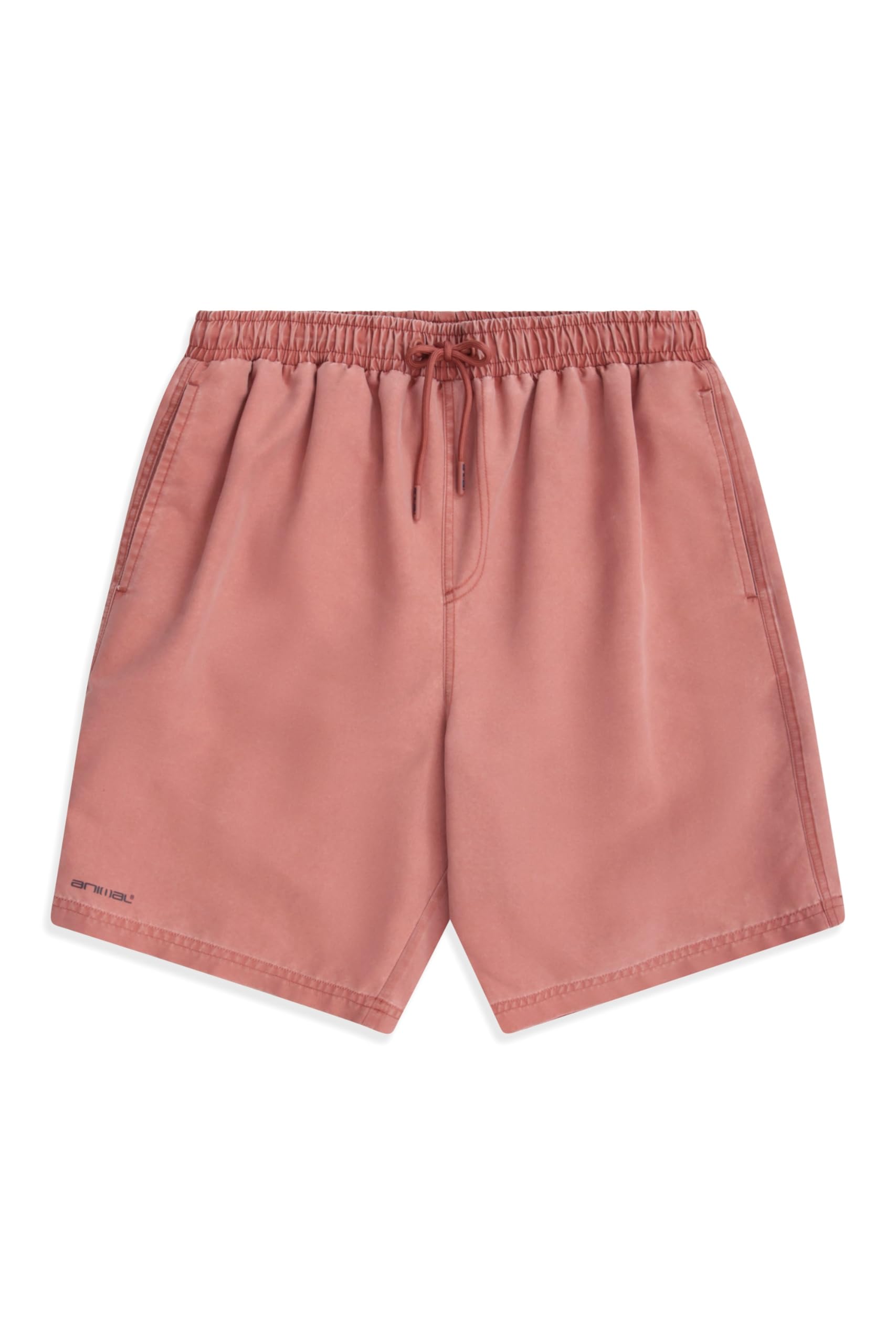 Animal Deep Dive Mens Boardshorts, Lightweight, Quick Dry & Mesh Lined Swim Trunks with Drawstring- Best for Surfing, Beach & Outdoors Rust L