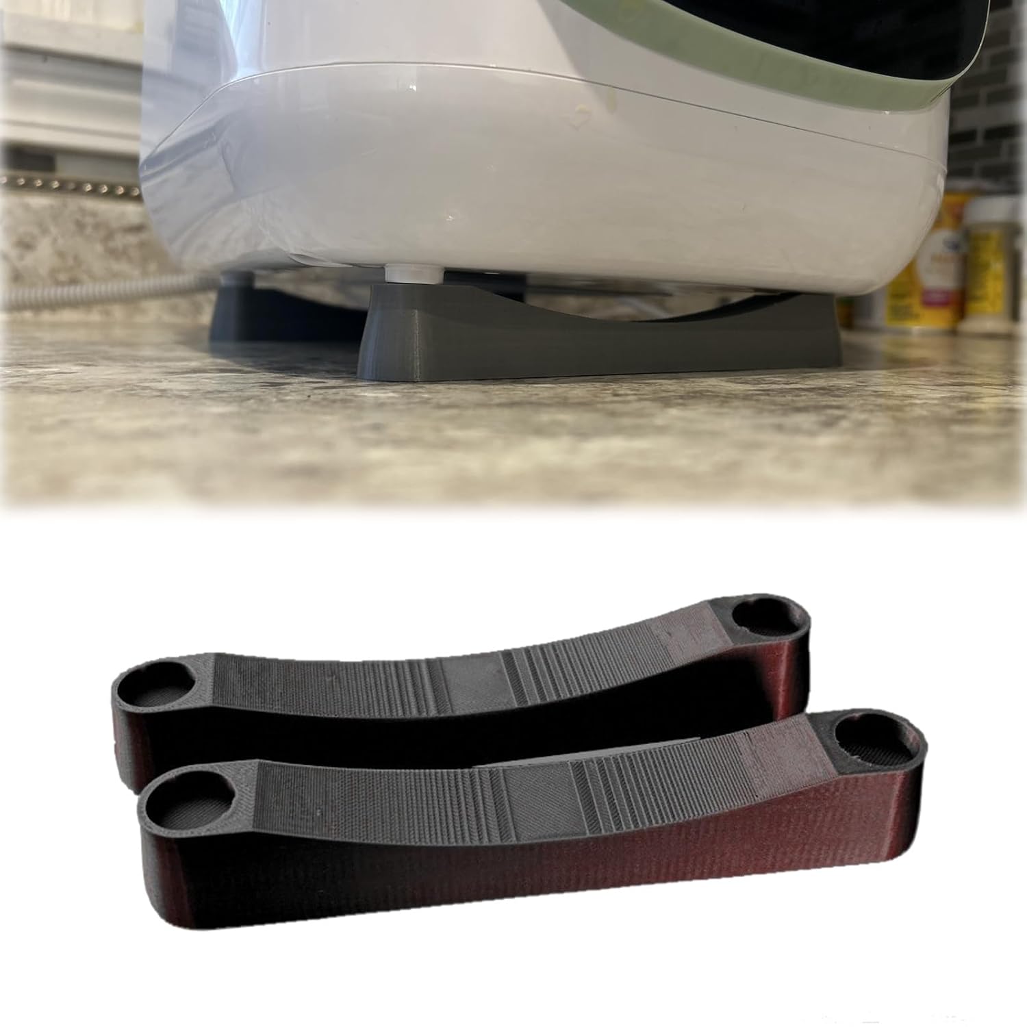 Raised Rack for Momcozy Kleanpal Bottle Washer Sterilizer and Dryer, Height Extension Accessory, Efficient Drying & Sterilizing of Baby Bottles (Black) - Image 1 of 2