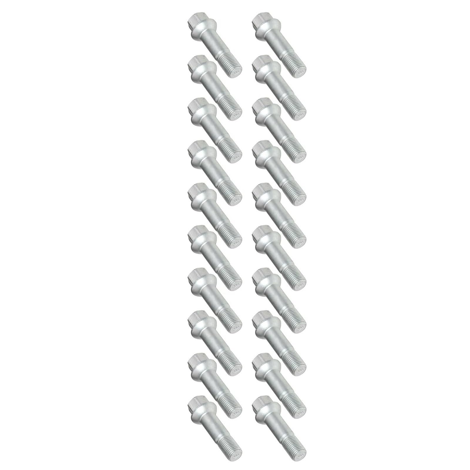 Bulloni ruota auto Compatibile Con Benz Per G Class Per Cabrio W463 1989 Set Di 20 Dadi Per Cerchi In Lega Con Rondella Conica OEM: 0009905307