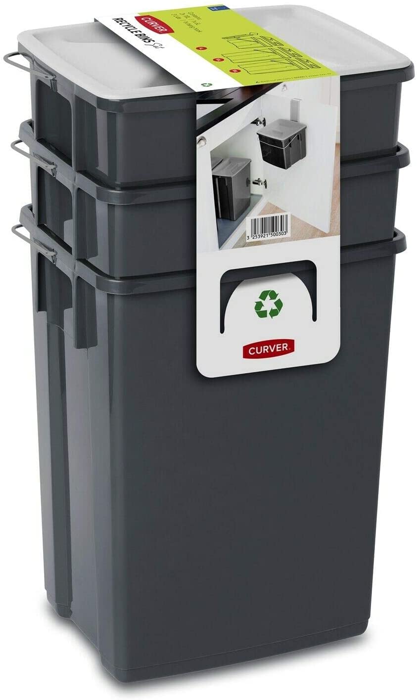 CURVER Set di cesti di classificazione da 2 x 10 l + 6 l. Marca