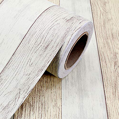 Keleily Pegatinas Adhesivas para Encimera 60cm x 3m Suelo Vinilo Autoadhesivo Papel Adhesivo Pared para Mesa, Gabinetes, Encimera, Cocina, Pared, Beige - A