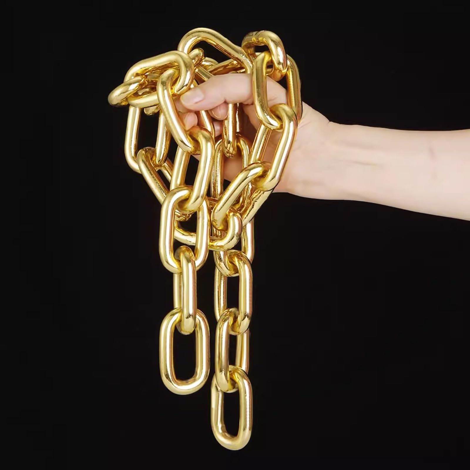 Cadena de acero inoxidable para colgar con 2 ng Hoo Utili Safe Chain para control de multitudes, albercas y sitios de construcción (m Link Dia 1 m 3 pies)